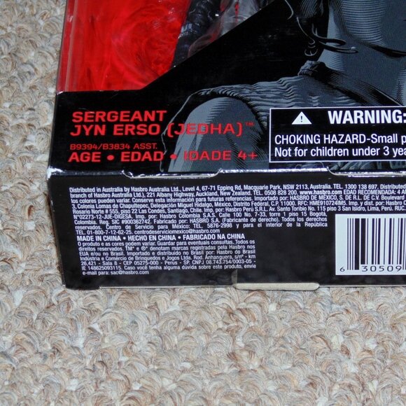 Hasbro Star Wars Rogue One 6" Black Series Sergeant Jyn Erso (Jedha) MIB New - Picture 7 of 9